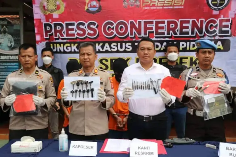 Maling Motor, Mertua dan Menantu Ditangkap
