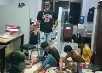 Resahkan Masyarakat, Lima Kawanan Begal Dilumpuhkan dan Digiring ke Mapolres Pandeglang