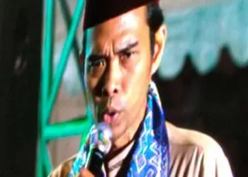 UAS Tabligh Akbar di Alun-alun Pandeglang, Sabtu (3/6/2023). (MARDIANA/SATELITNEWS.COM)