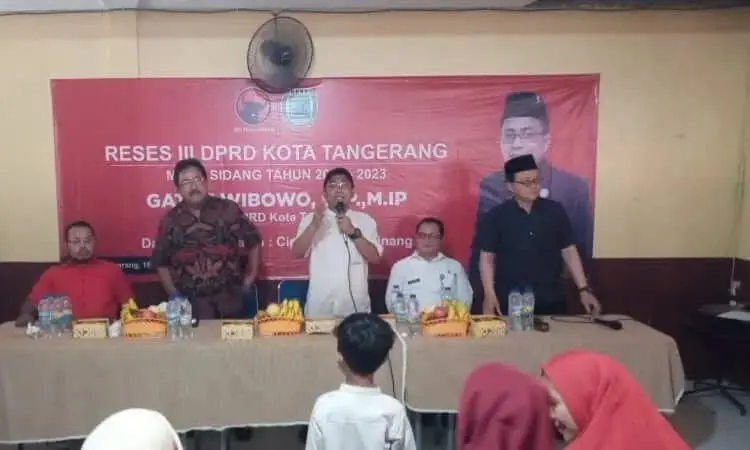 Ketua DPRD Kota Tangerang Gelar Reses, Kebutuhan Infrastruktur Masih Jadi Aspirasi
