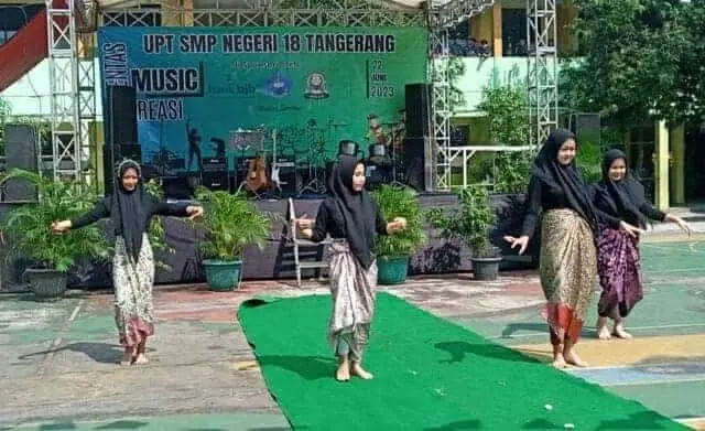 Jelang Kenaikan Kelas, SMP Negeri 18 Kota Tangerang Gelar Pentas Seni