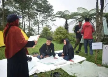 Pelatihan posko PMI Kota Tangerang. (ISTIMEWA)