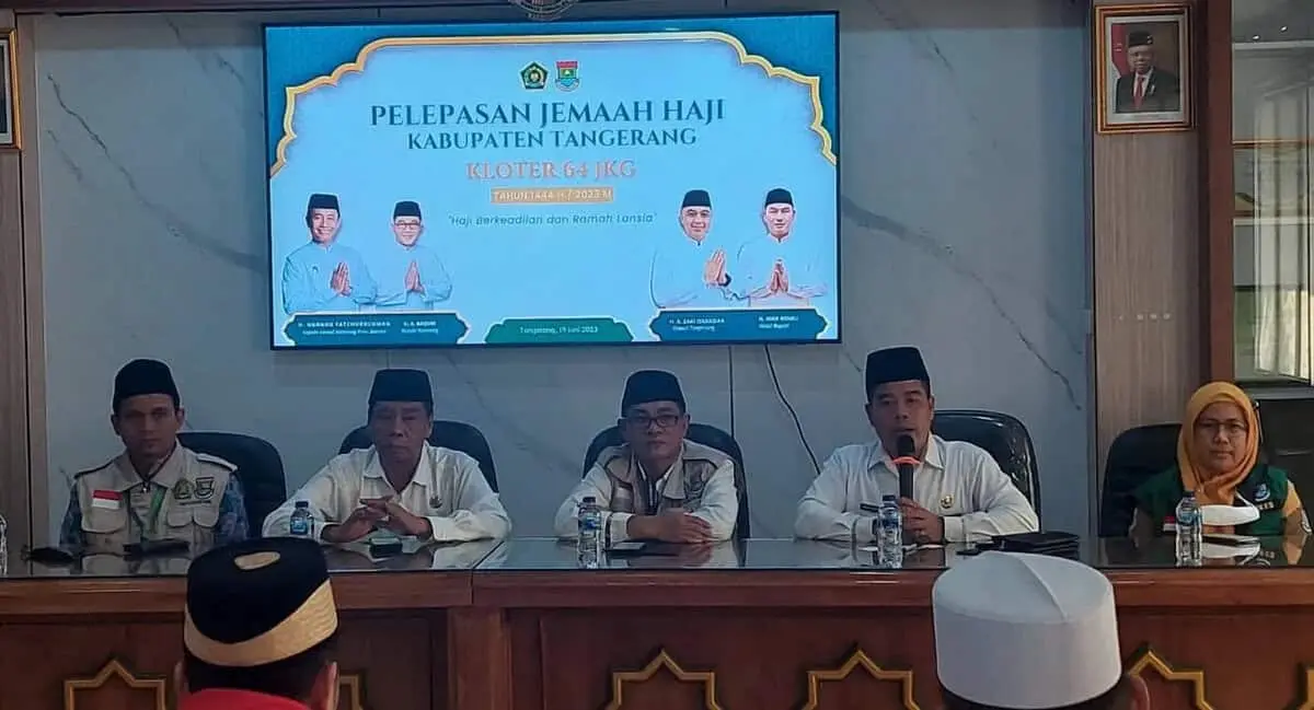 25 Orang Calhaj Kloter Terakhir Kabupaten Tangerang Diberangkatkan