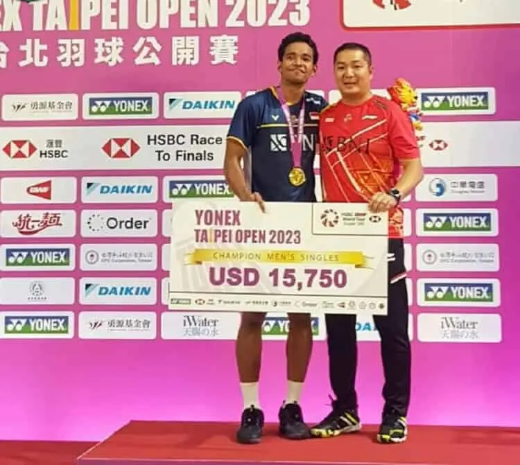 Chico Aura Dwi Wardoyo Juara, Ana/Tiwi Kandas di Taipei Open 2023
