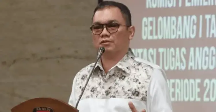 Koordinator Divisi Sumber Daya Manusia, Organisasi, Pendidikan, Pelatihan dan Penelitian Pengembangan Komisi Pemilihan Umum (KPU) Parsadaan Harahap. (Twitter @KPU_ID)