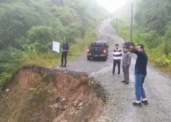 4 Titik Jalan Provinsi Longsor di Kabupaten Lebak