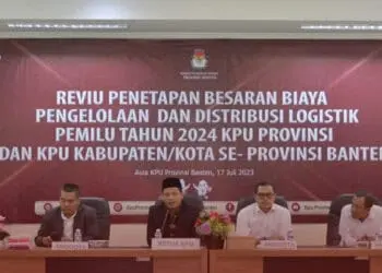 KPU Banten Gelar Reviu Penetapan Biaya Logistik Pemilu 2024