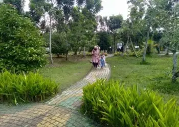 Taman di Pusat Pemkab Tangerang Dinilai Minim Tempat Sampah