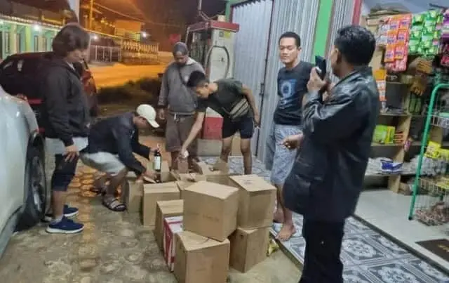 Masyarakat Gunungkencana Lebak Resah Peredaran Miras, Intel Kodim Bergerak, Ini Hasilnya