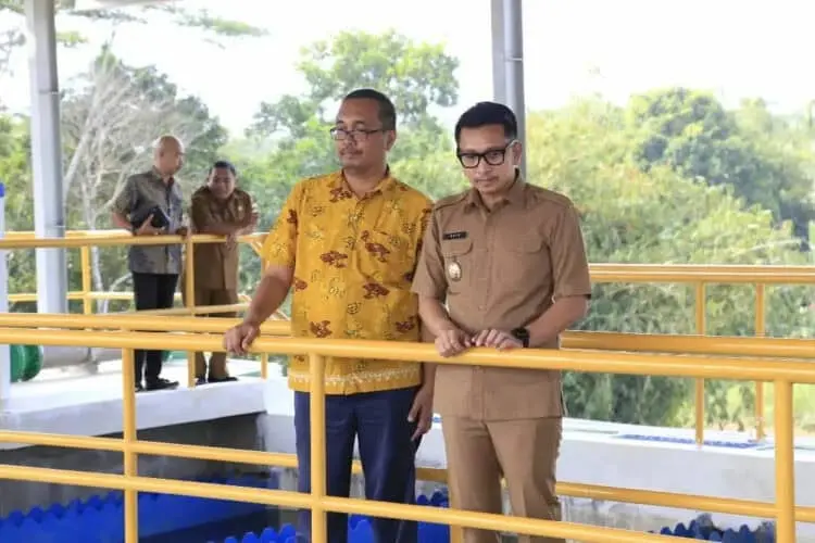 Pastikan Pasokan Air Berjalan Lancar, Wabup Tanto Monitoring SPAM Tanjung Lesung