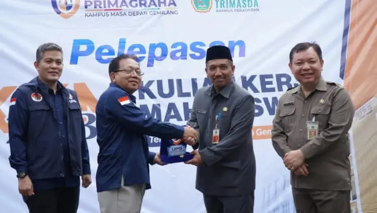 Ratusan Mahasiswa Universitas Primagraha Serang, Disebar KKM di 4 Kecamatan di Pandeglang