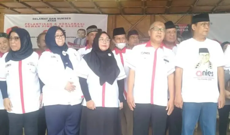 Target 80 Persen Suara, Relawan Anies Kota Tangerang Dilantik