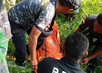 Korban yang sempat dimangsa buaya, ditemukan tewas. (ISTIMEWA)