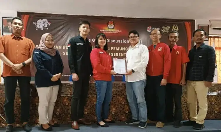 PSI Jadi Parpol Pertama yang Ajukan Perbaikan Dokumen Bacaleg Ke KPU Kota Tangerang