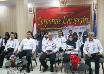 Kemenkum HAM Banten Ikuti Kuliah Umum Pemberantasan Tipikor dan Serah Terima Barang Rampasan