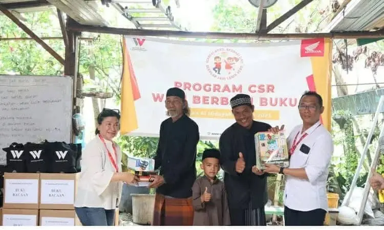 PT Wahanaartha Ritelindo Donasikan Buku ke Yayasan Al Hidayah Kota Tangerang
