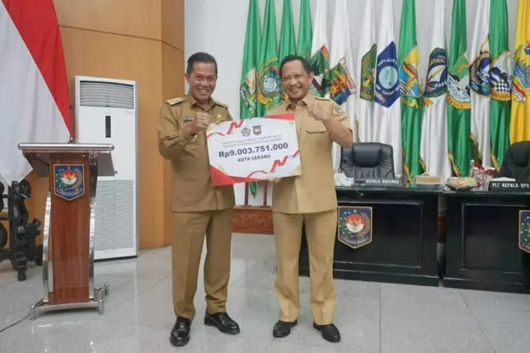 Pemkot Serang Diguyur Insentif Rp9 Miliar