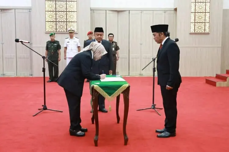 Virgojanti Resmi Jadi Penjabat Sekda Banten