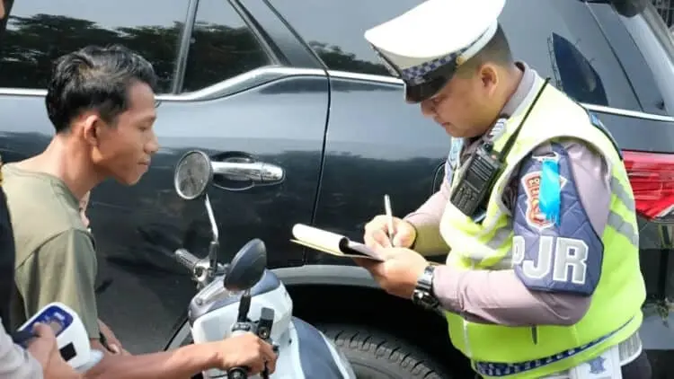 Polda Banten Selesai Operasi Patuh Maung 2023, 2.669 Pengendara Ditilang