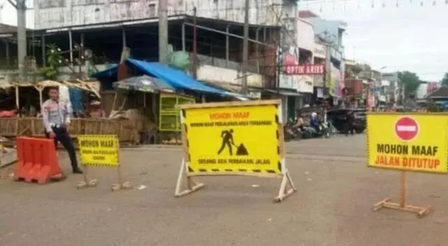 Per 31 Juli 2023 Jalan Hardiwinangun-Tirtayasa Rangkasbitung Ditutup Permanen
