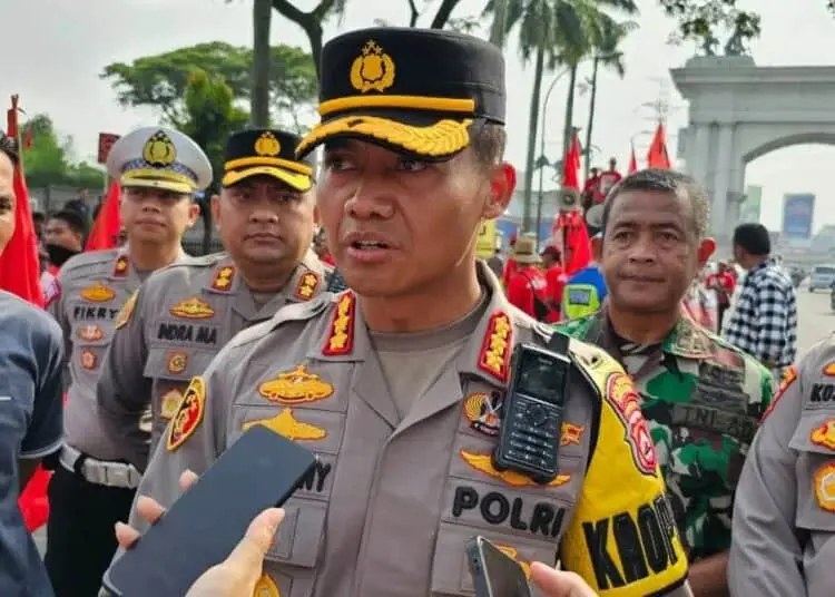 Rekoset Terjadi Saat Pengamanan Jalur Wapres di Cikupa