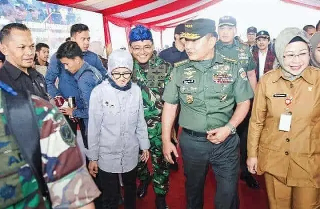 Kasad Jenderal Dudung Abdurachman Resmikan Fasilitas Air di Lebak