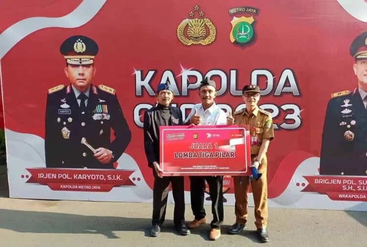 Kelurahan Cimone, Karawaci Juara 1 Lomba 3 Pilar Tingkat Polda Metro Jaya