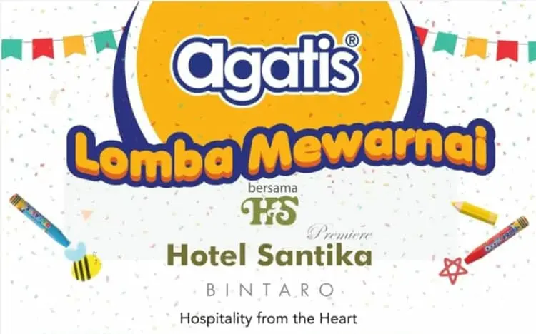 Yuk Meriahkan Lomba Mewarnai Agatis di Hotel Santika Premiere Bintaro