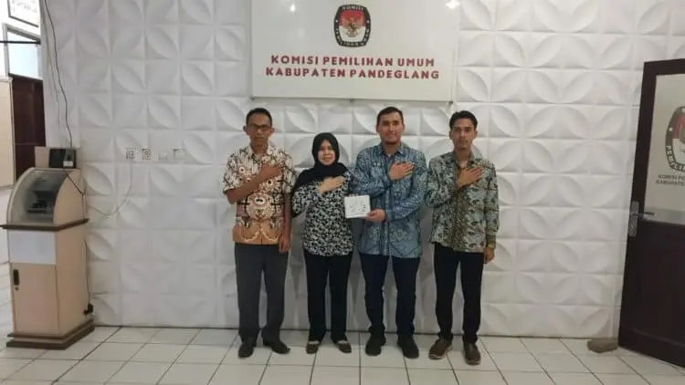 Anggota PPLN Melbourne Australia Datangi KPU Pandeglang, Ini Tujuannya