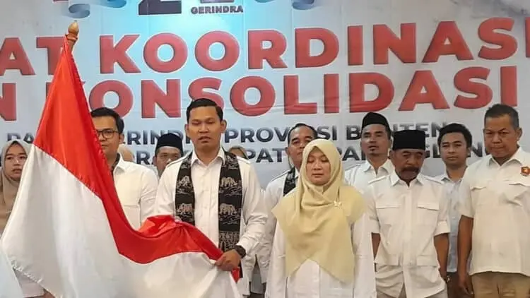 Fikri Gantikan Syahrudin, Pimpin DPC Partai Gerindra Pandeglang