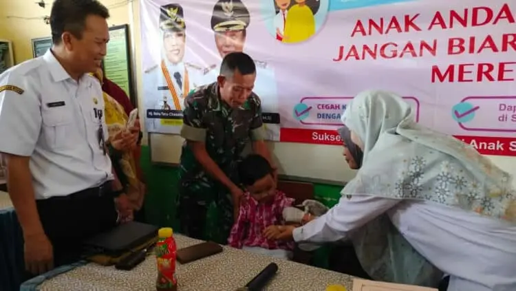 Ribuan Siswa SD di Kabupaten Serang Ikuti Imunisasi