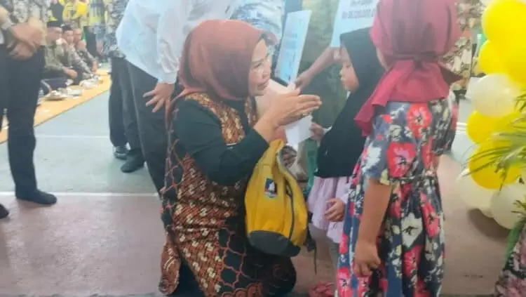Bupati Serang Ratu Tatu Chasanah, santuni 1.000 yatim, Kamis (10/8/2023). (ISTIMEWA)