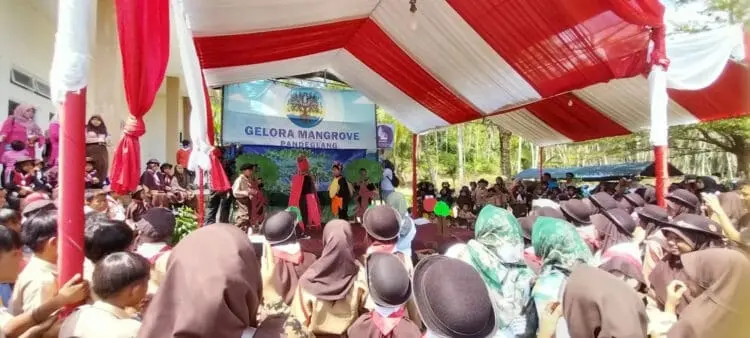 Peringati Hari Mengrove se-Dunia, Ratusan Siswa SD Ikuti Gelora Mangrove Pandeglang
