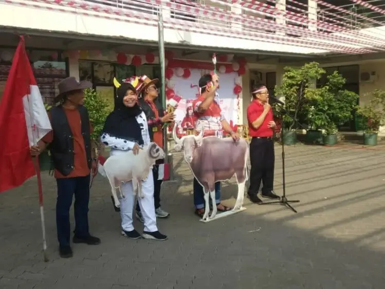 Unik! Meriahkan HUT RI, Distan Banten Gelar Parade Kostum Budaya Pertanian