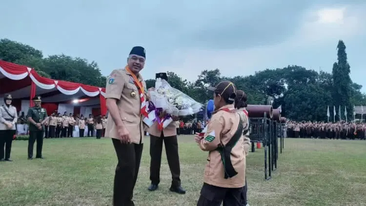 Bupati Tangerang Menangis Haru Saat Raimuna ke-62