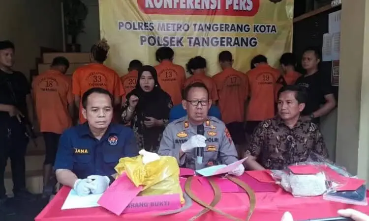 Bawa Sajam dan Air Keras Saat Tawuran, Sekelompok Anak Muda Ditangkap Polisi