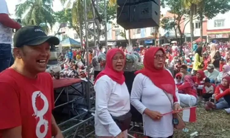 Kupon Sempat Kurang, Peserta Jalan Sehat Kemerdakan RI Kecamatan Pinang Komplain