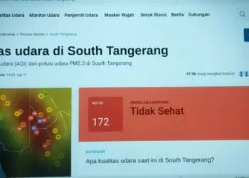 DLH Sebut Udara di Tangsel Masih Aman Untuk Makhluk Hidup