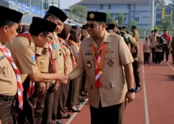 Hadiri HUT Pramuka Ke-62 Tingkat Kota Tangerang, Begini Pesan Kakak Arief