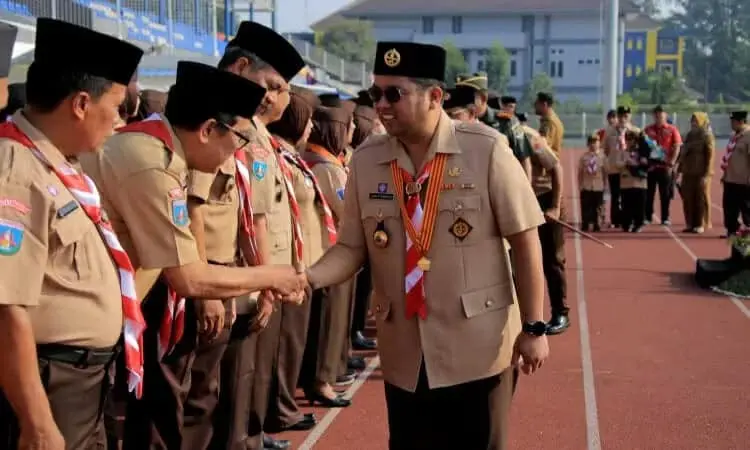Hadiri HUT Pramuka Ke-62 Tingkat Kota Tangerang, Begini Pesan Kakak Arief