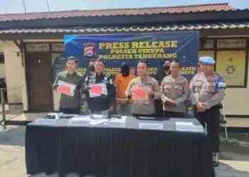 Maling Hp di Cikupa, Dua Pria Ditangkap