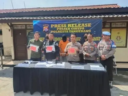 Maling Hp di Cikupa, Dua Pria Ditangkap