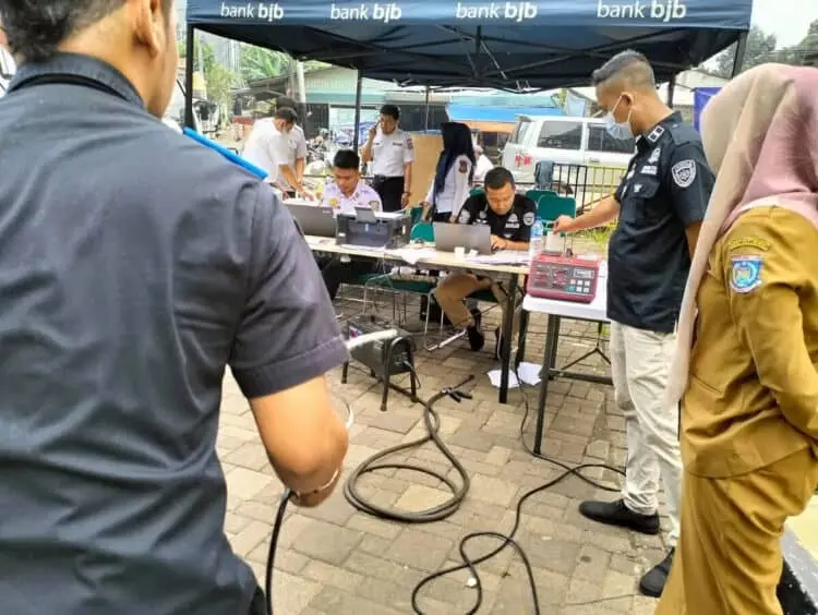105 Kendaraan Dinas Pemkot Tangsel Diuji Emisi, 4 Tak Lolos