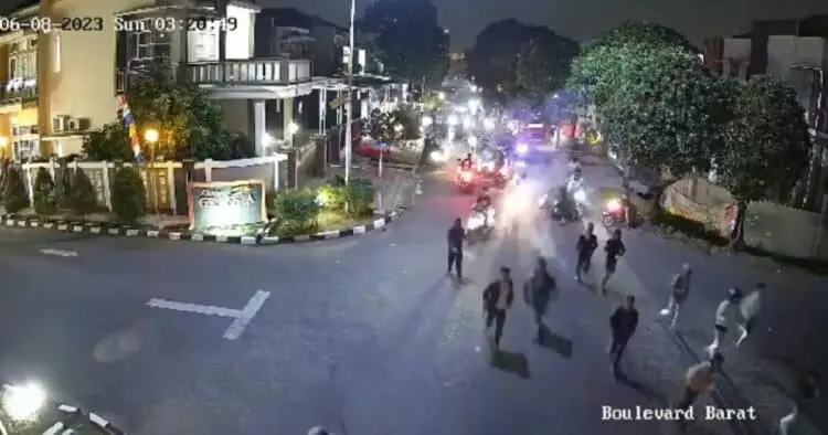 Gangster Beraksi di Perumahan Banjar Wijaya Kota Tangerang
