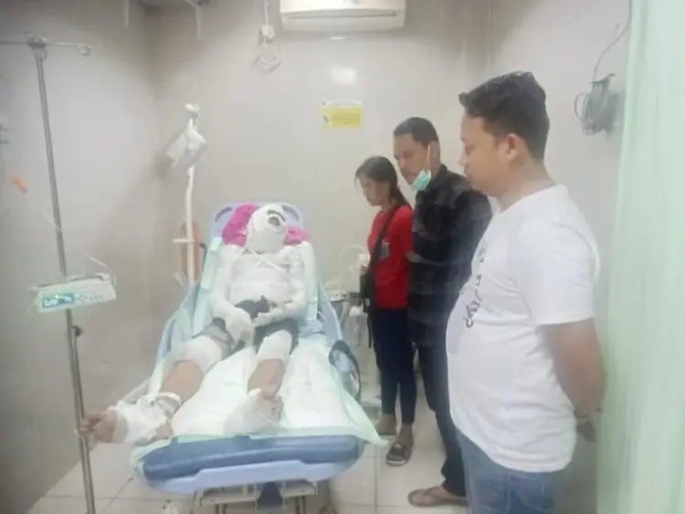 Tabung Gas Meledak di Cisoka, Satu Rumah Terbakar
