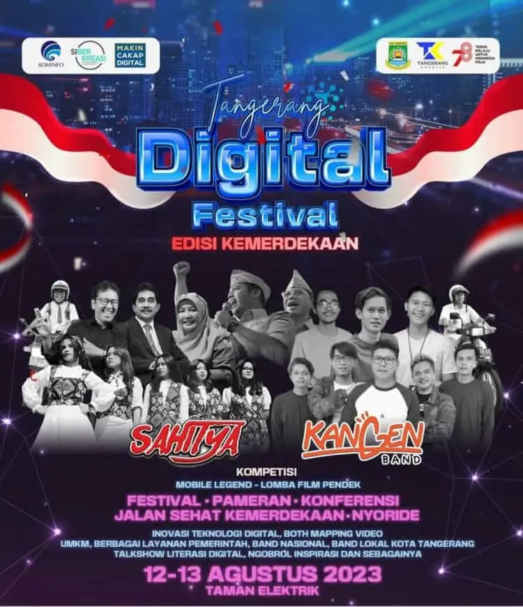 Catat, Ini Rangkaian Keseruan Acara Tangerang Digital Festival Yang Dimulai Besok
