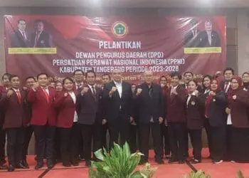 Bupati Tangerang Kukuhkan Pengurus DPD PPNI Kabupaten Tangerang