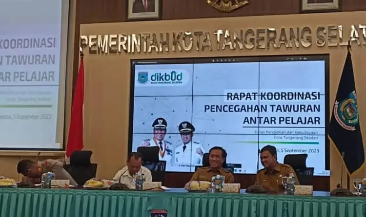 Dindikbud Tangsel Gelar Rakor Bahas Pencegahan Tawuran
