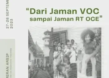 Sejarah Kampung Kalipasir Kota Tangerang Bakal Diangkat dalam Sebuah Pameran Dokumentasi Arsip