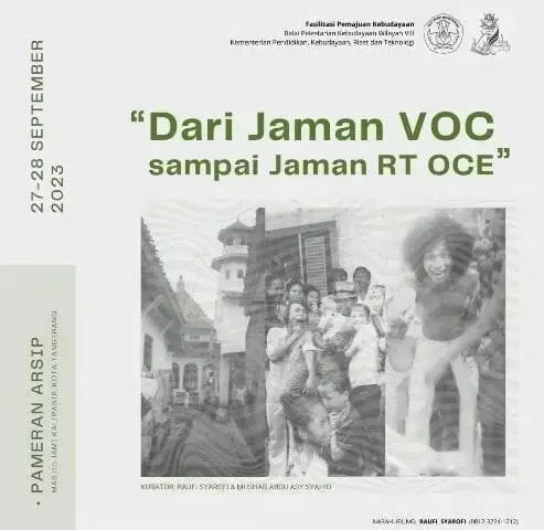 Sejarah Kampung Kalipasir Kota Tangerang Bakal Diangkat dalam Sebuah Pameran Dokumentasi Arsip